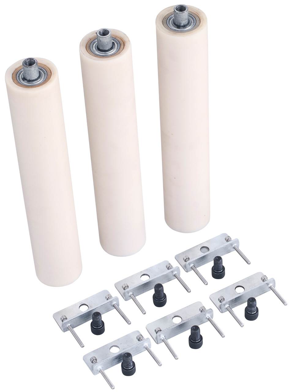 3 x PVC Rollen Set für Rollbahnen