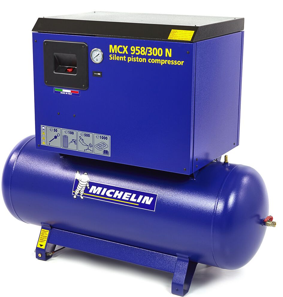 Michelin 7,5 HP 270 Liter geräuschreduzierter Kompressor